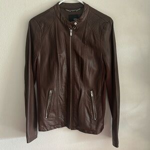 Faux leather jacket